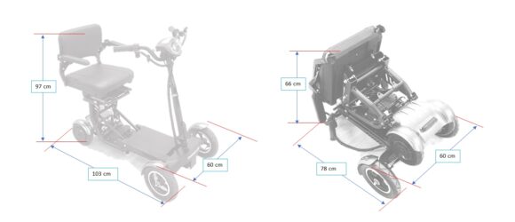 CADEIRA DE RODAS ELÉTRICA - 4WD-1.060.00€