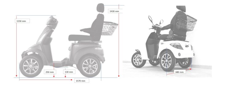 CADEIRA DE RODAS ELÉTRICA – 4W